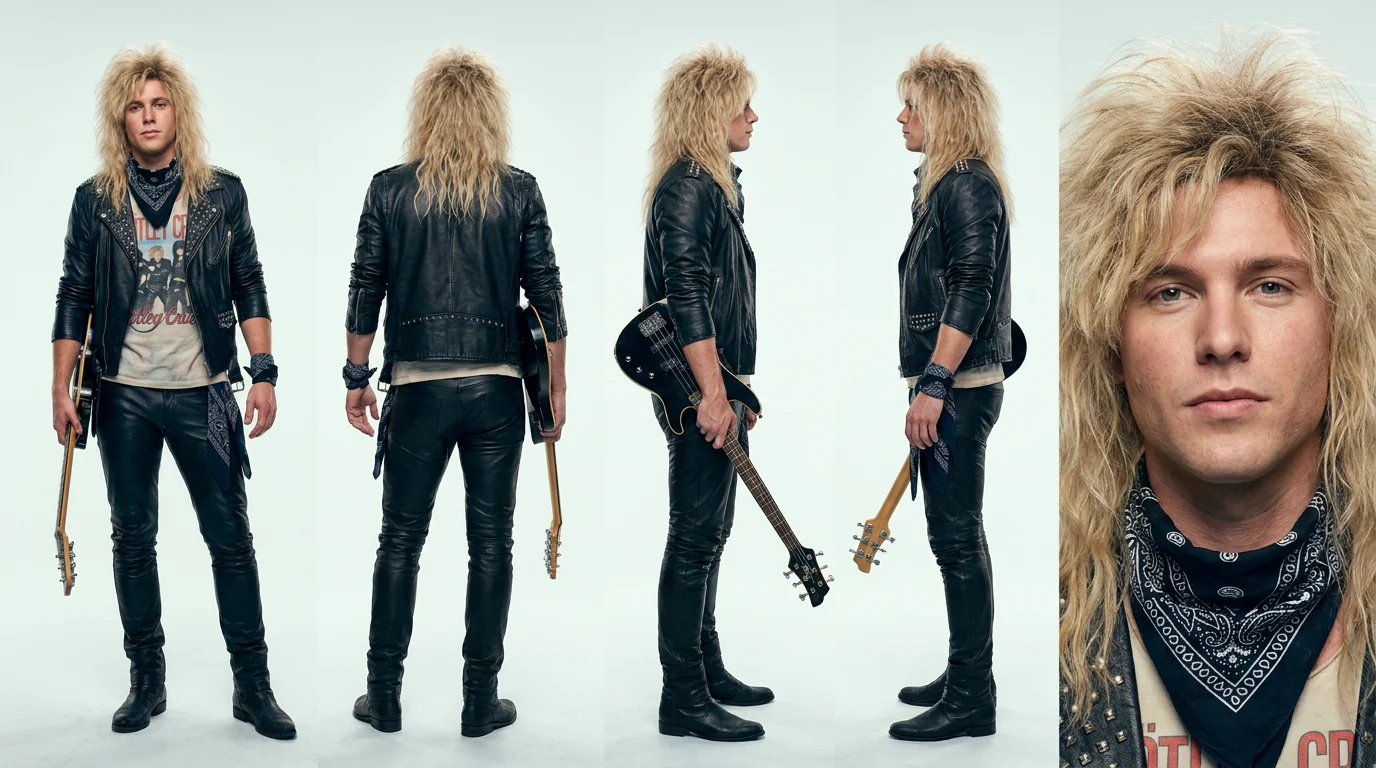 80s metal rocker