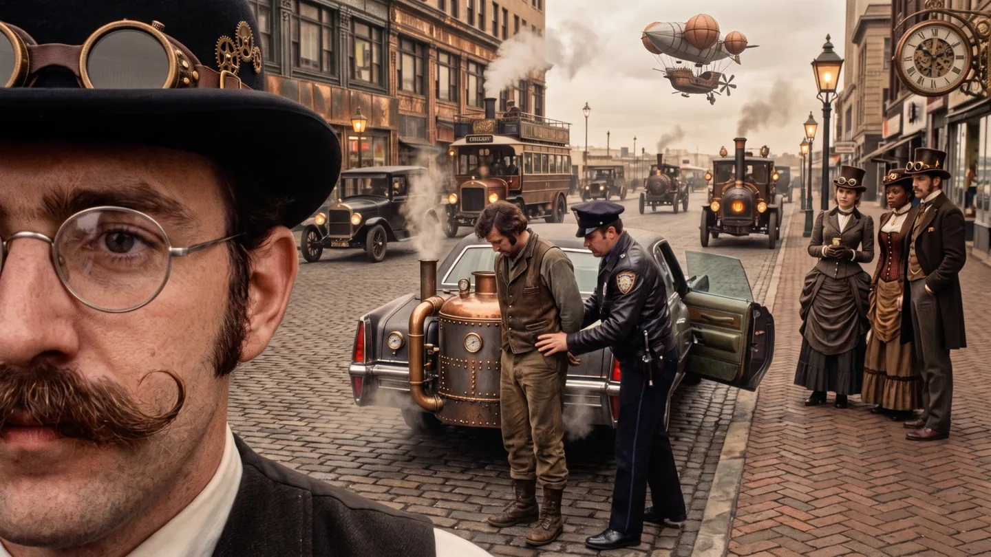 Restyled in the SteamPunk look