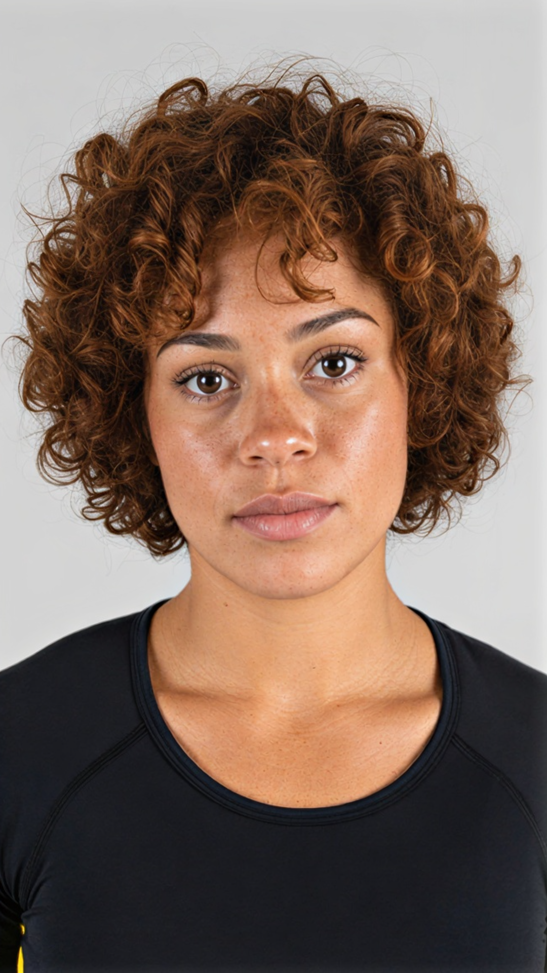 A photoreal face generated in Ice Studio