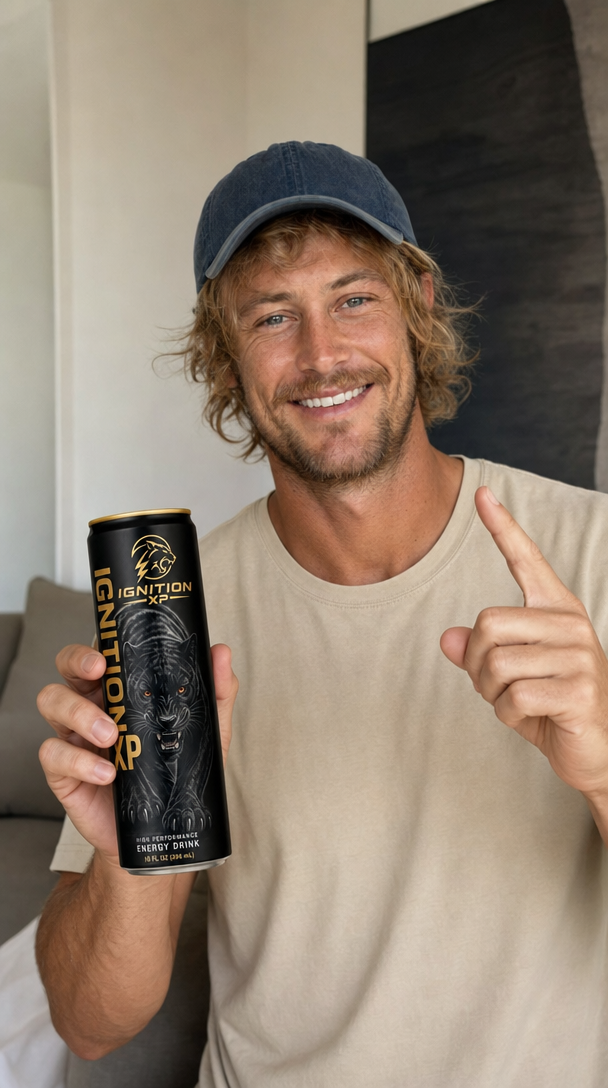A real-looking person holding the product